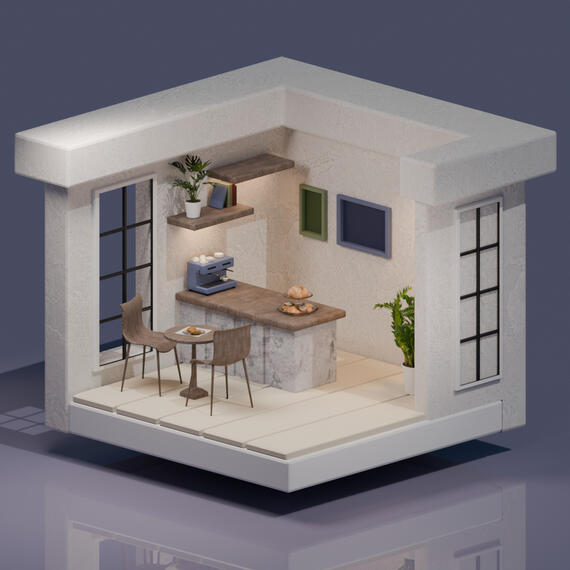 Isometric Café